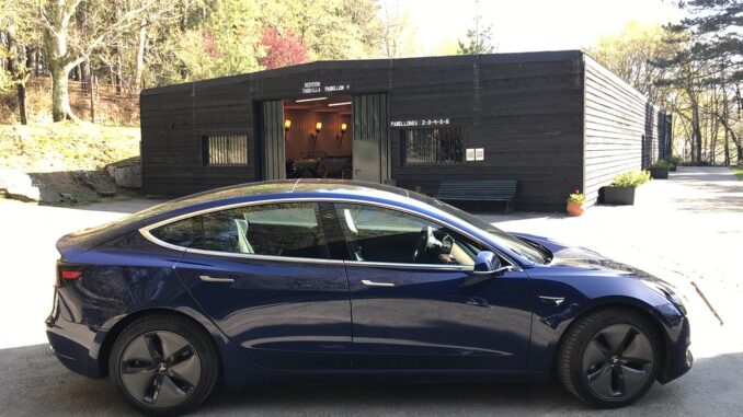 Tesla model Y type SUV